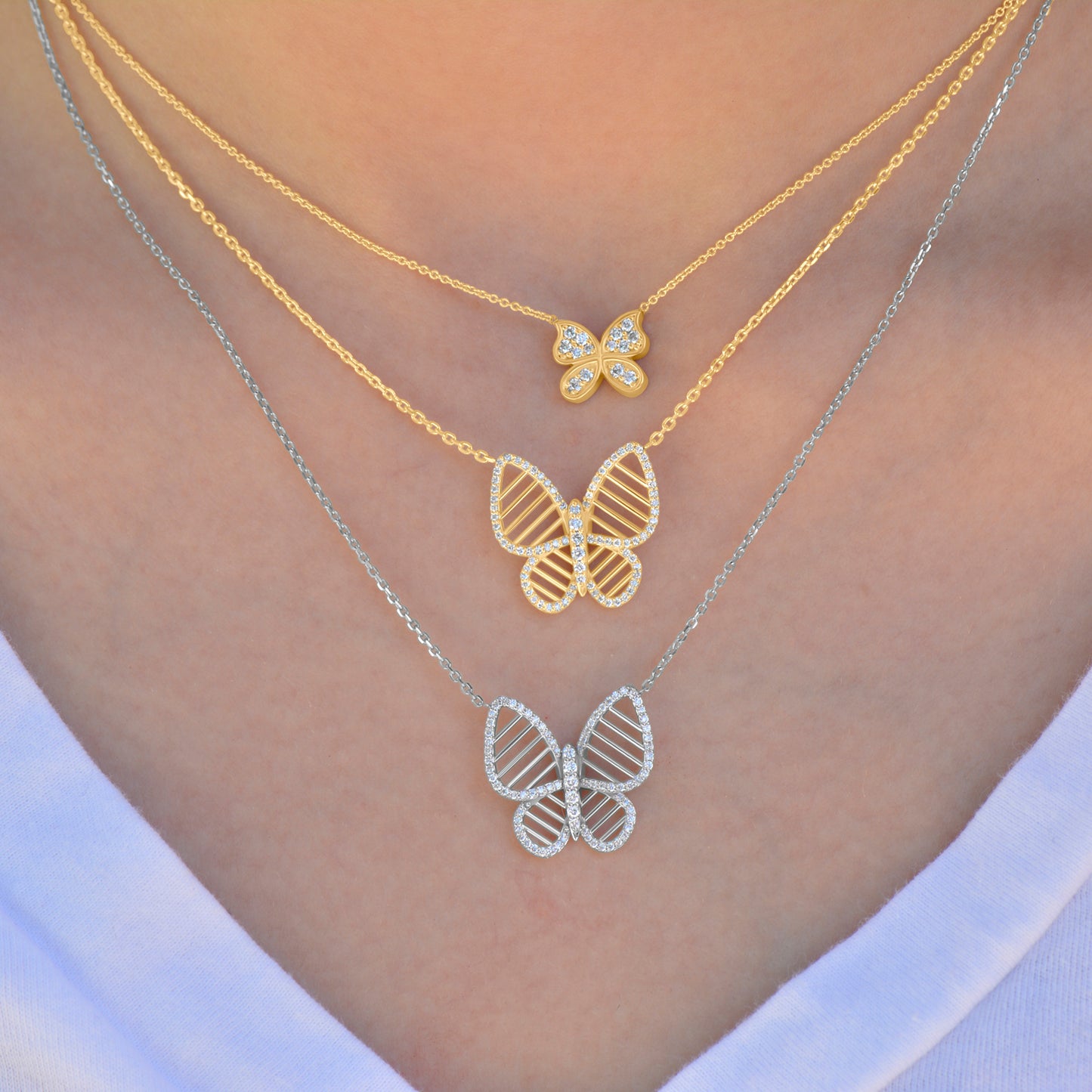 Diamond Butterfly necklace