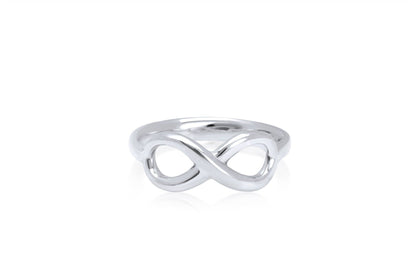 14k Dainty Infinity Promise Ring