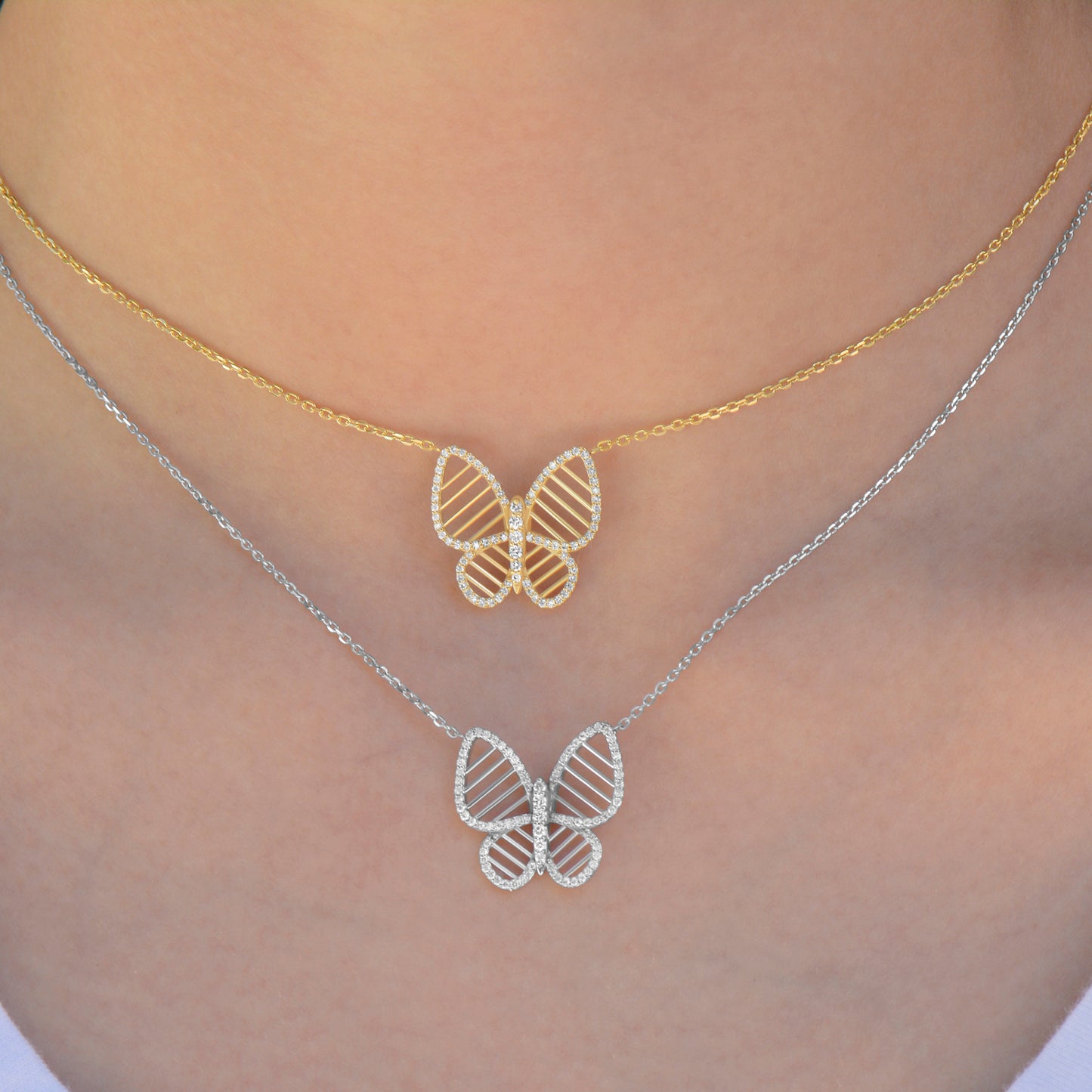 Diamond Butterfly necklace