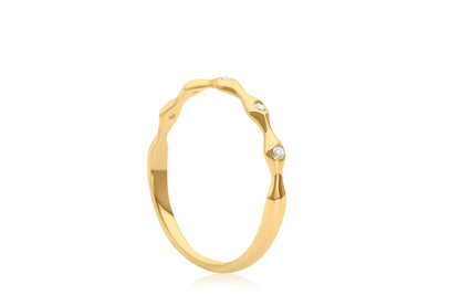 diamond eternity band yellow gold