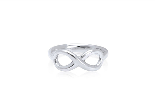 14k Dainty Infinity Promise Ring