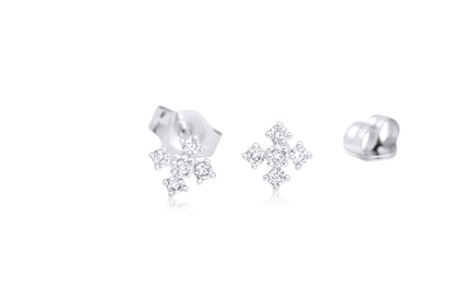  Diamond Cross Earrings