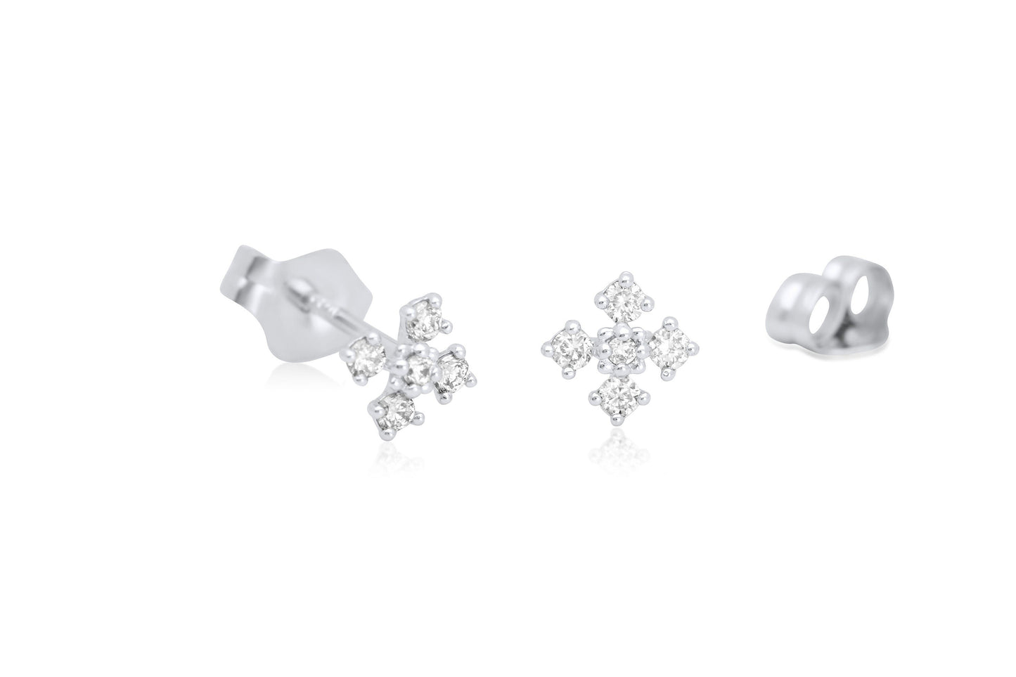  Diamond Cross Earrings