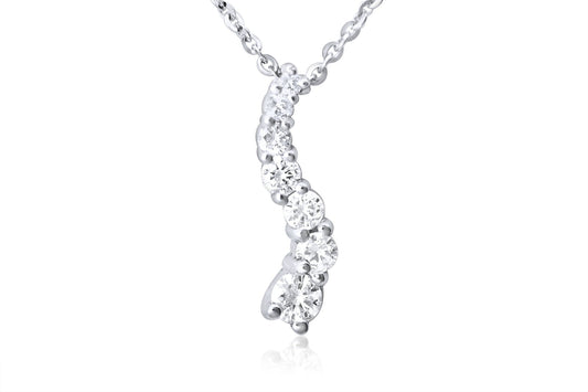 journey diamond necklace