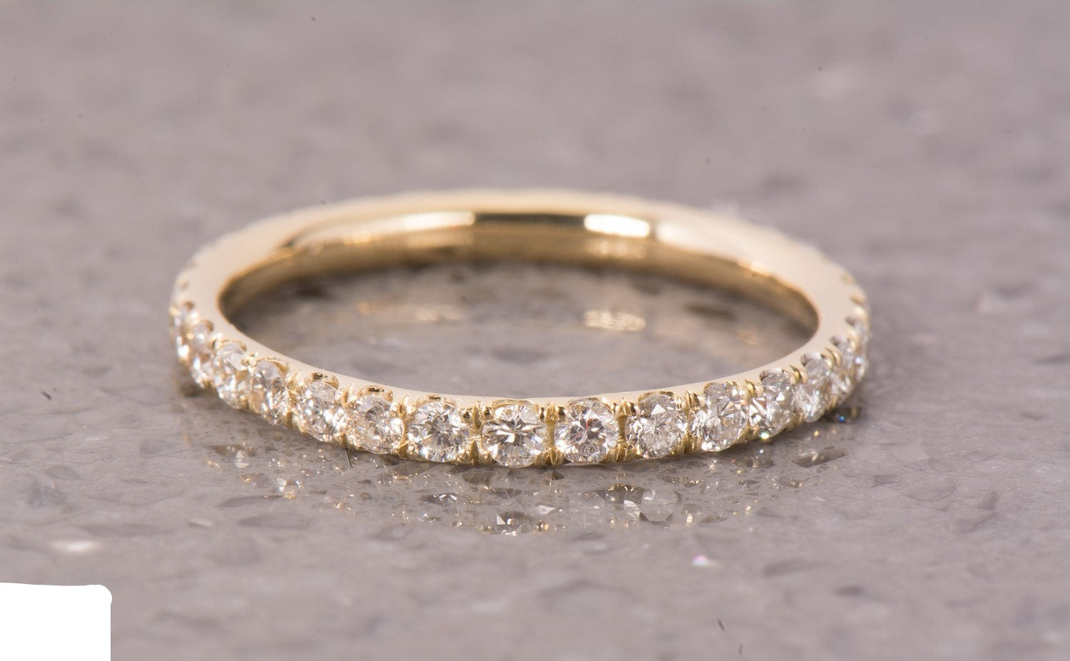 14k Gold Diamond Full Eternity Ring