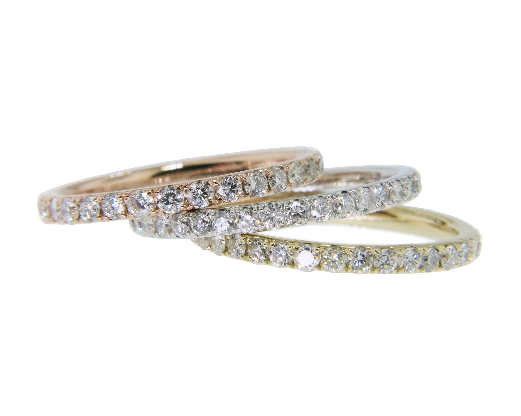 14k Gold Diamond Full Eternity Ring