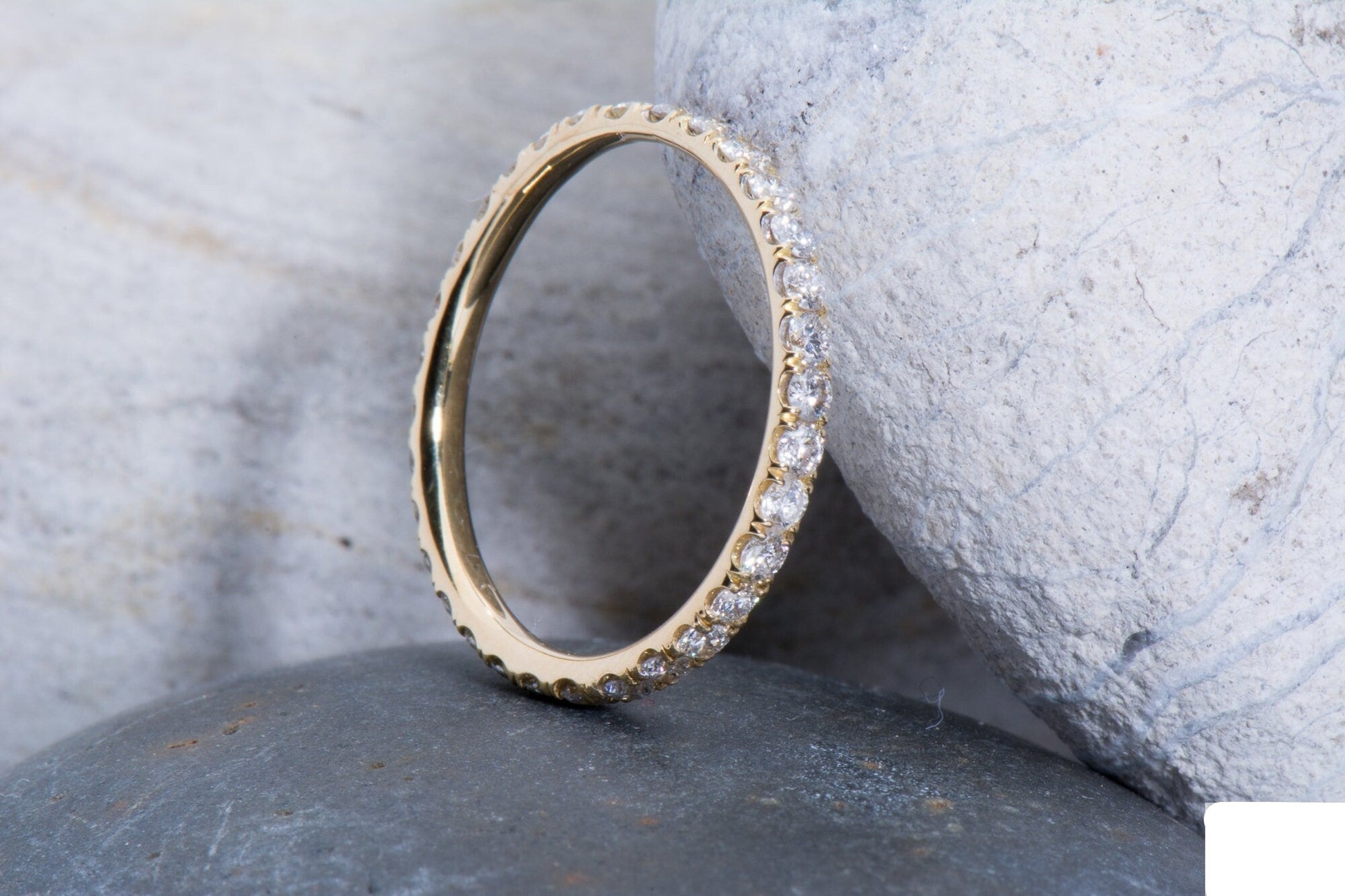 14k Gold Diamond Full Eternity Ring