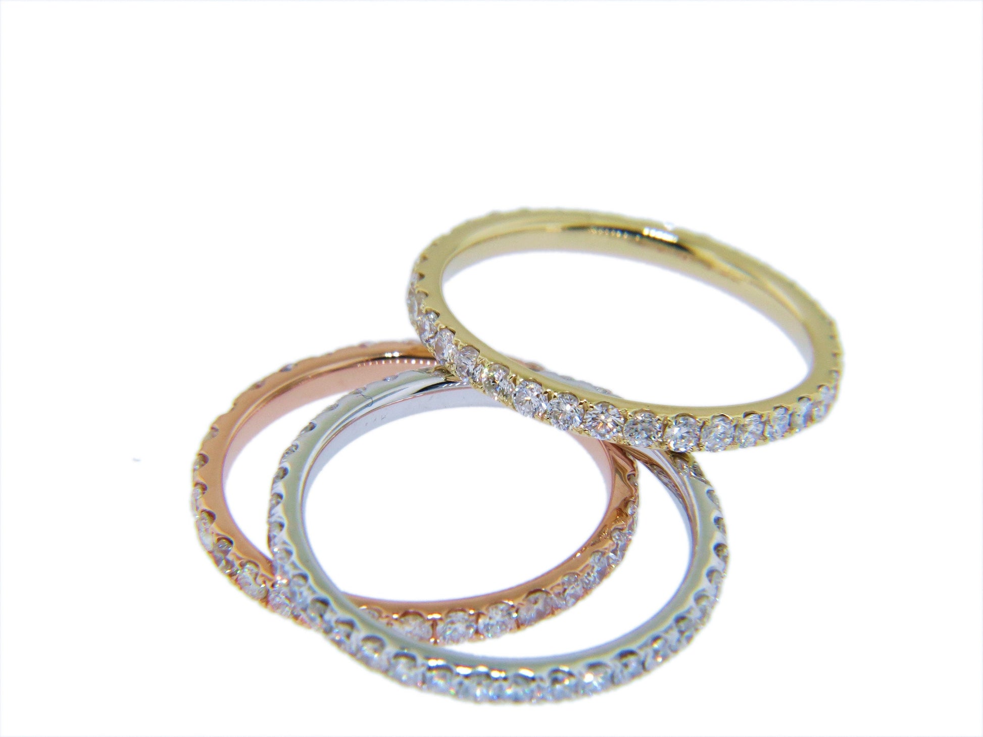 14k Gold Diamond Full Eternity Ring