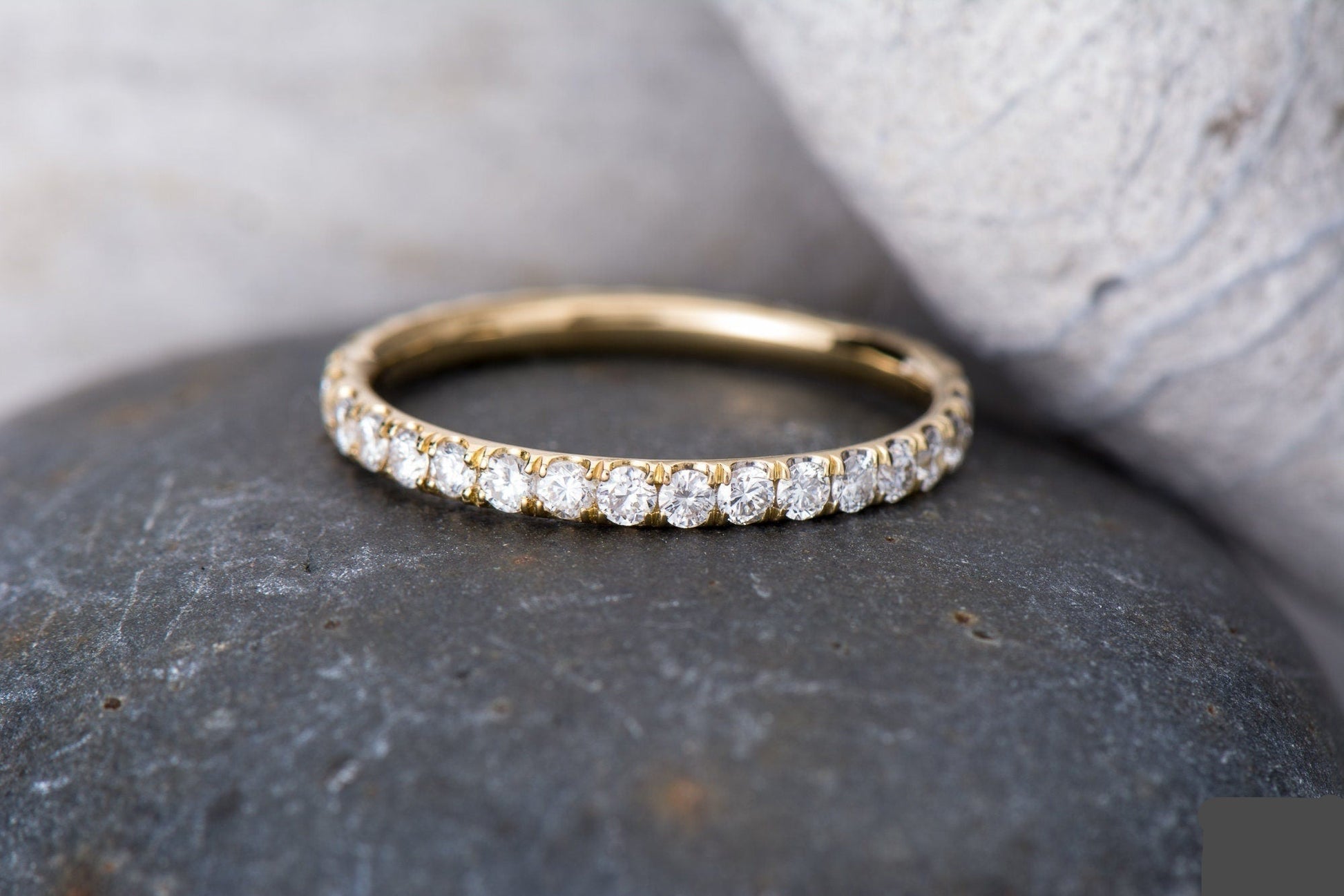 14k Gold Diamond Full Eternity Ring
