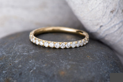 14k Gold Diamond Full Eternity Ring