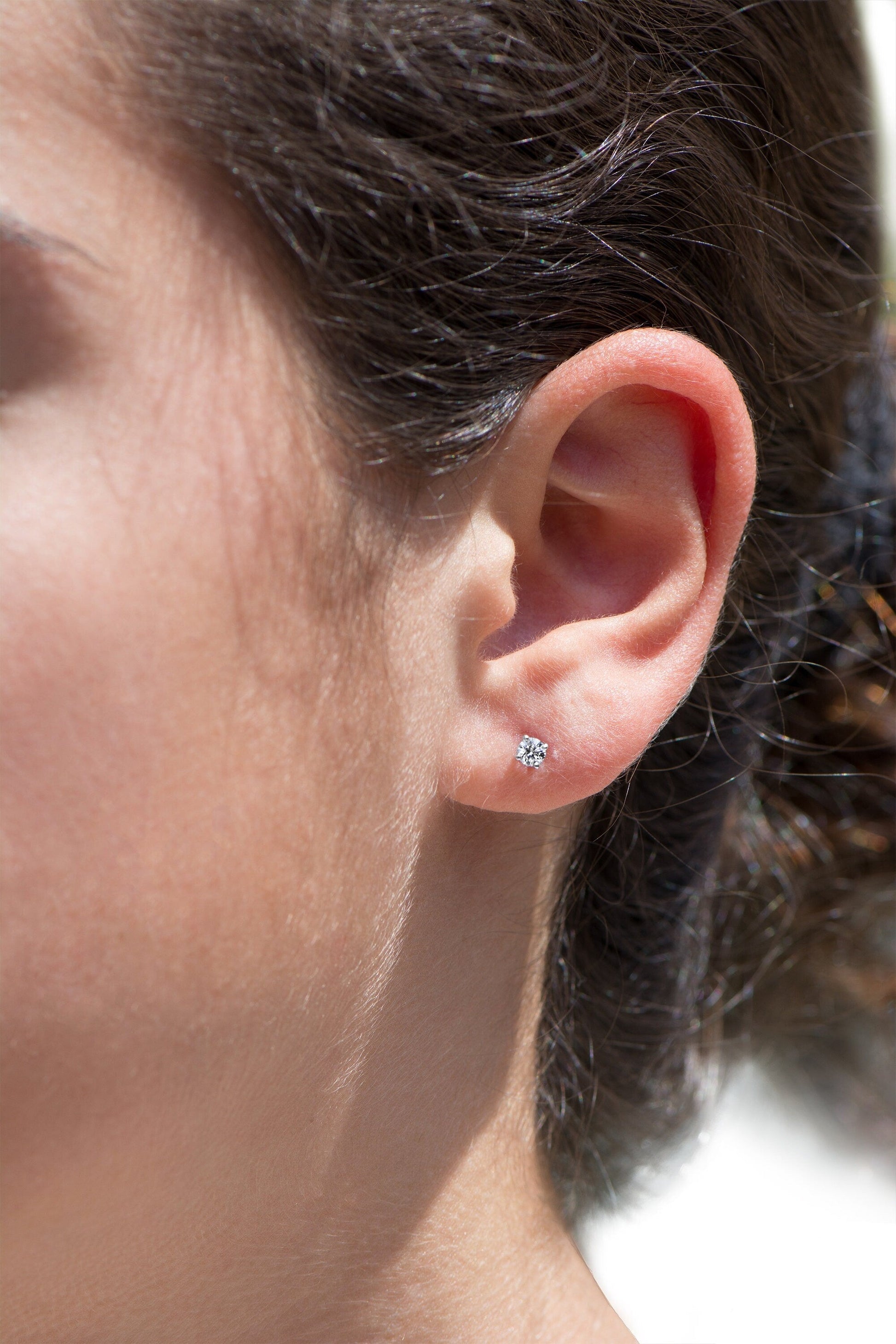 14k Gold Diamond Stud Earrings 0.25ct.