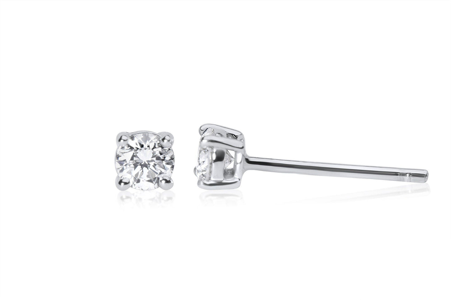 14k Gold Diamond Stud Earrings 0.25ct.