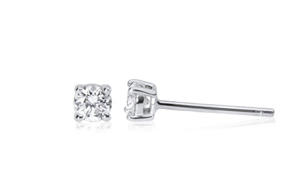 14k Gold Diamond Stud Earrings 0.25ct.