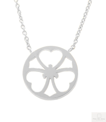 14k Gold Geometric Circle Necklace