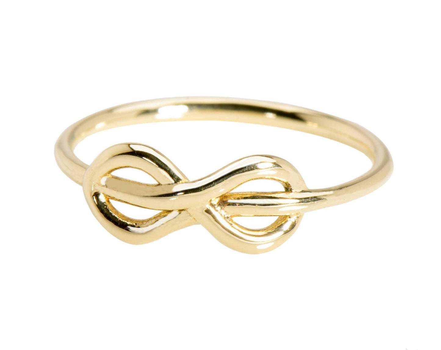 14k Gold Infinity Ring