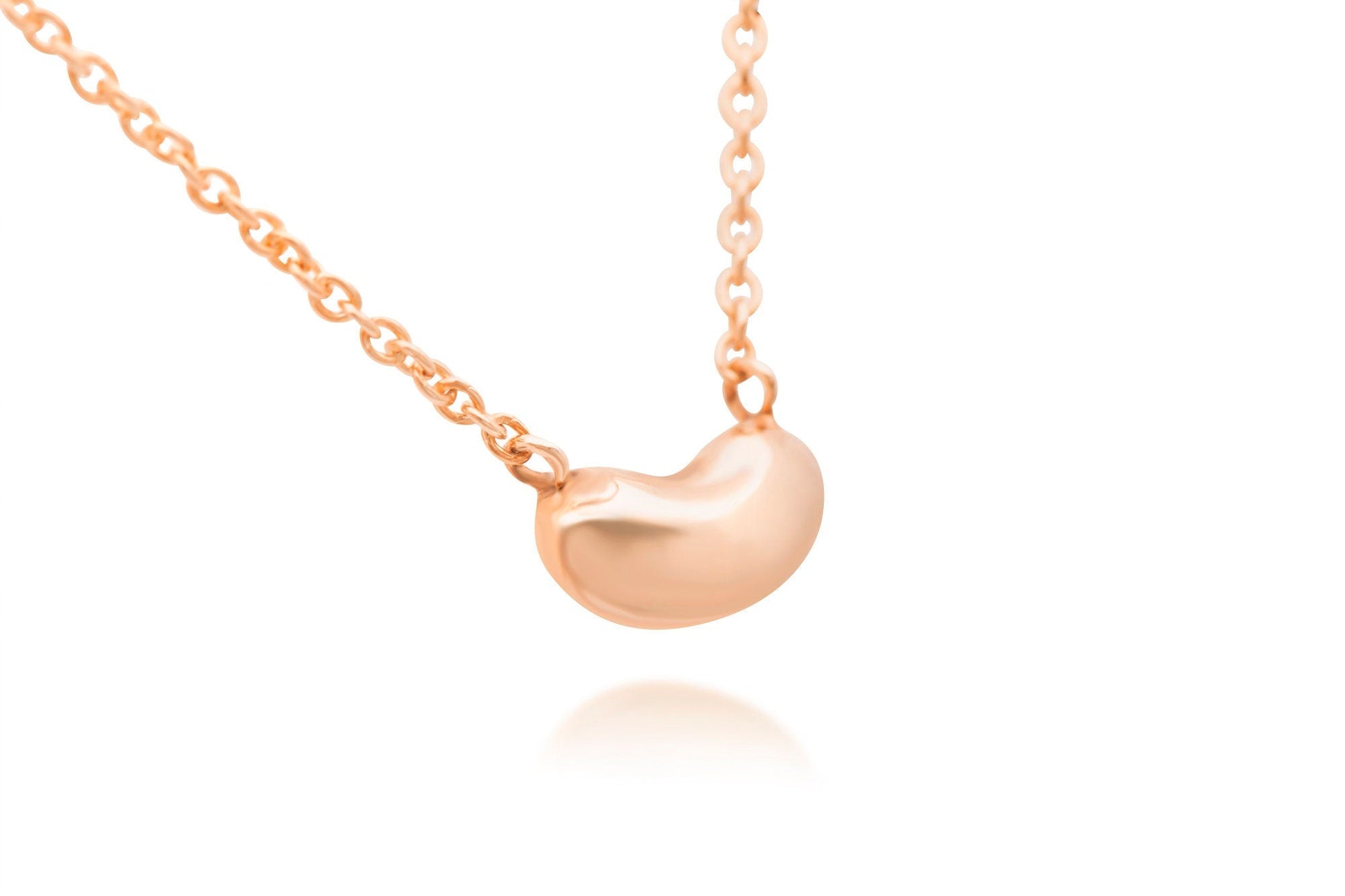 14k Gold Little Bean Necklace