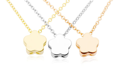 14k Lucky Charm Four Leaf Clover Necklace