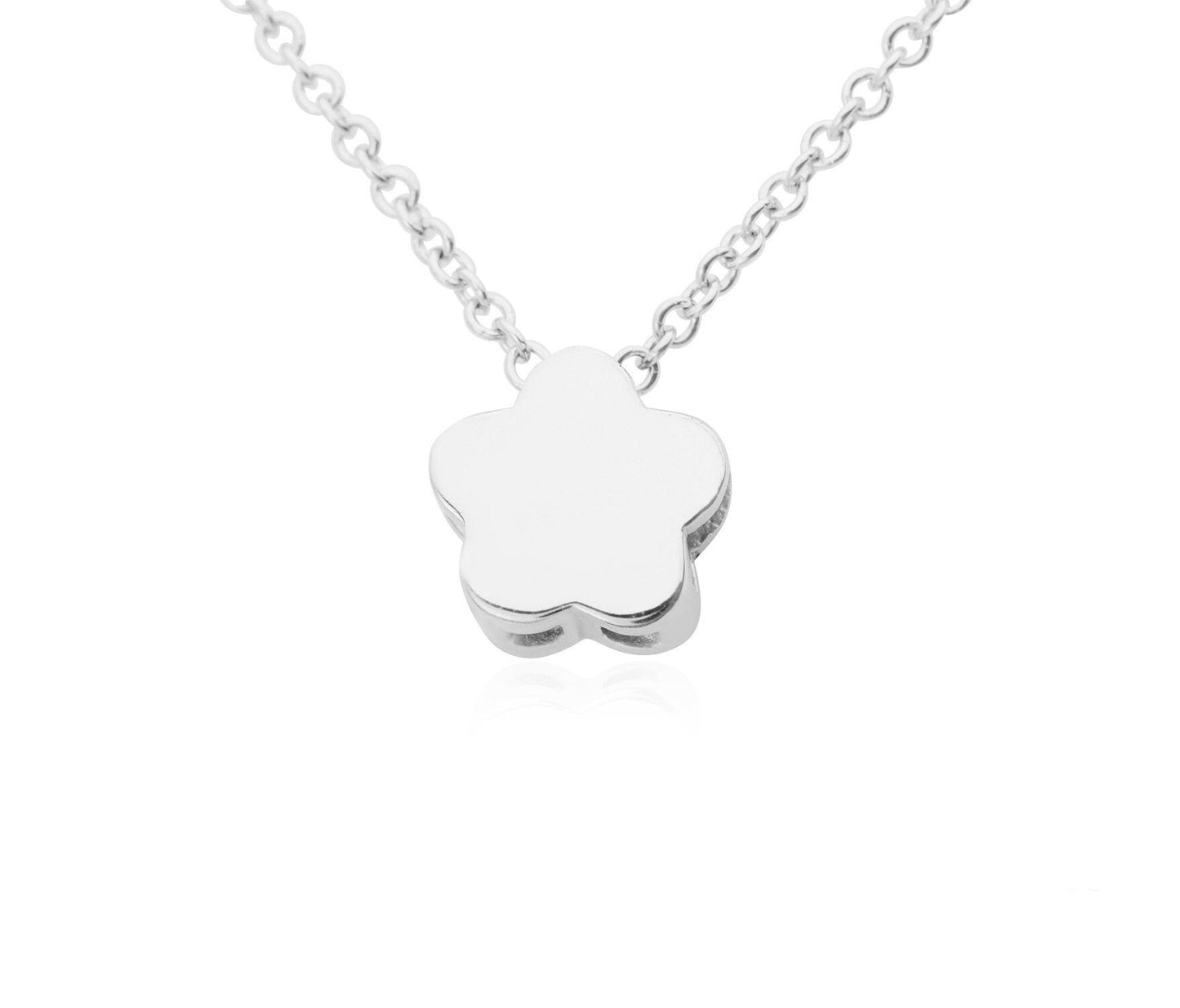14k Lucky Charm Four Leaf Clover Necklace