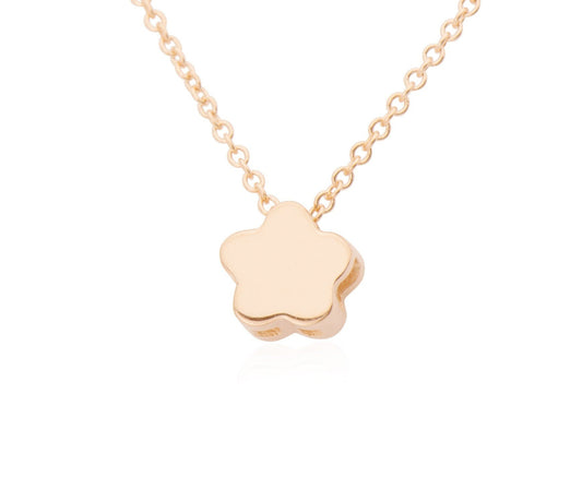14k Lucky Charm Four Leaf Clover Necklace
