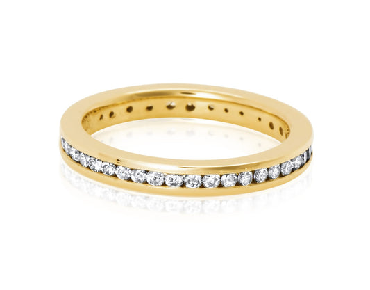 14k Stacking Diamond Eternity Ring