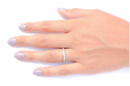 14k Stacking Diamond Eternity Ring
