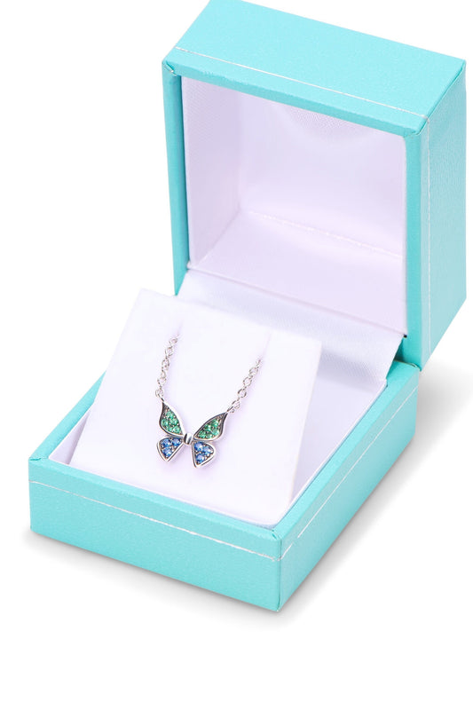 Butterfly Necklace in Sterling Silver