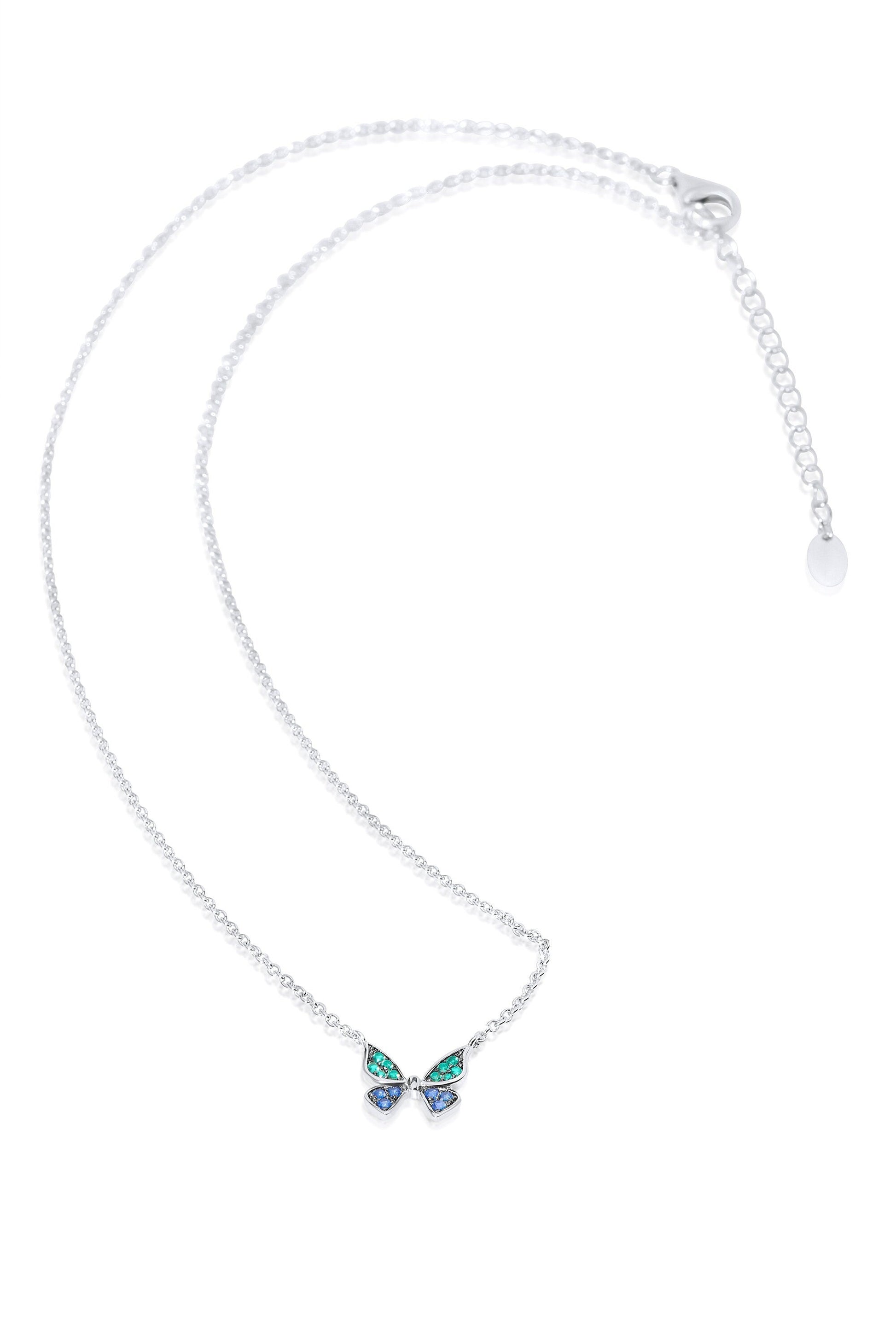 Butterfly Necklace in Sterling Silver