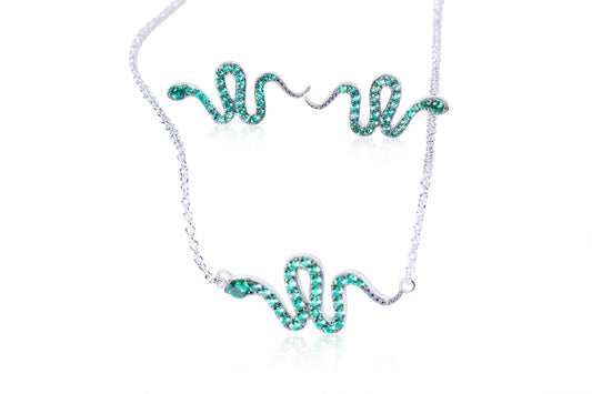 Sterling Silver Snake Necklace