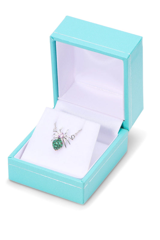 Sterling Silver Spider Necklace